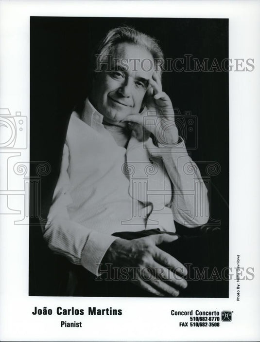 1996 Press Photo Joao Carlos Martins Brazilian Classical Pianist - cvp58698 - Historic Images