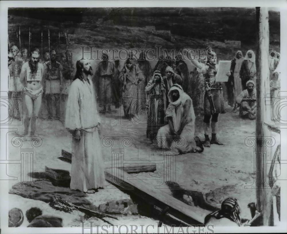 1978 Press Photo Religious Painting, Detail from Jan Styka's "The Crucifixion" - Historic Images