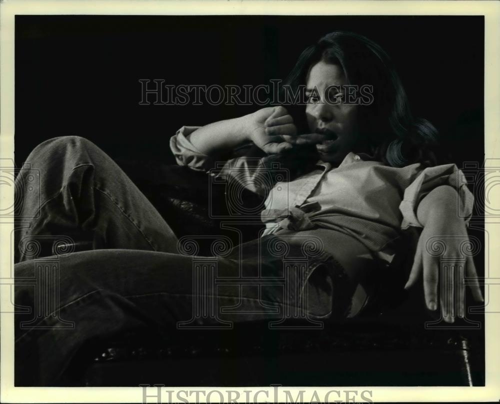 1980 Press Photo Teresa Westbrook as Miss Scoons in Angel City - cvp75228 - Historic Images