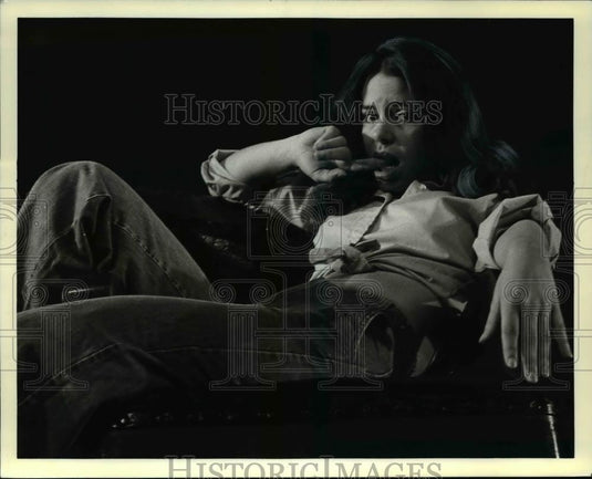 1980 Press Photo Teresa Westbrook as Miss Scoons in Angel City - cvp75228 - Historic Images