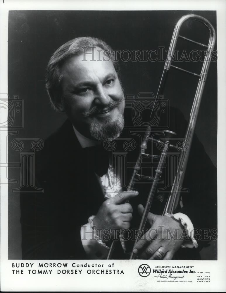 Undated Press Photo Buddy Morrow Conductor of The Tommy Dorsey Orchestra - Historic Images
