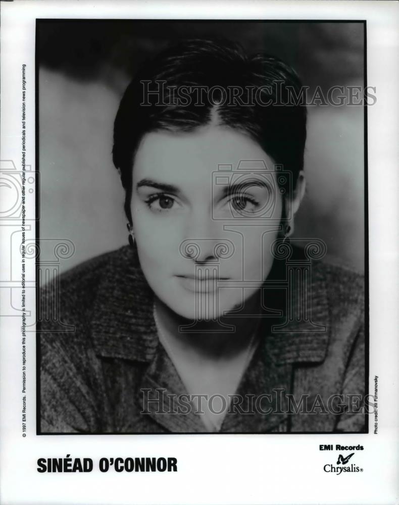 1997 Press Photo Sinead O'Connor Irish Alternative Rock Singer Songwriter - Historic Images