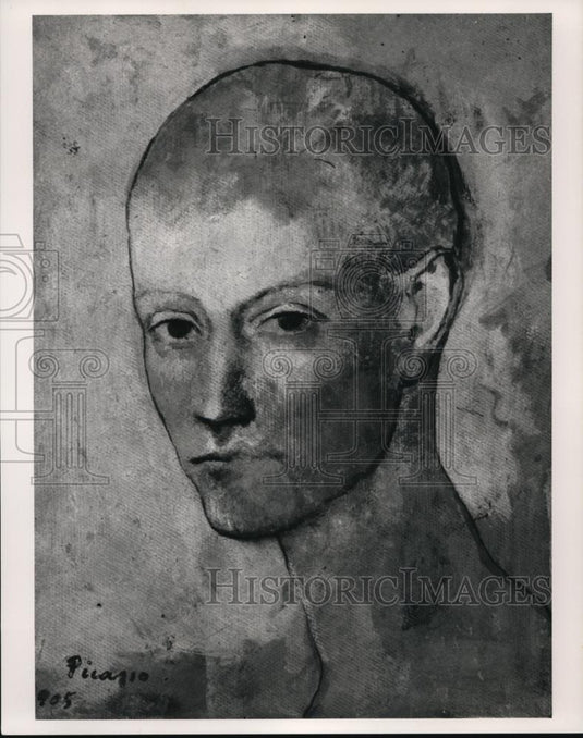 1991 Press Photo The Head of Boy painting by Pablo Picasso - cva52847 - Historic Images