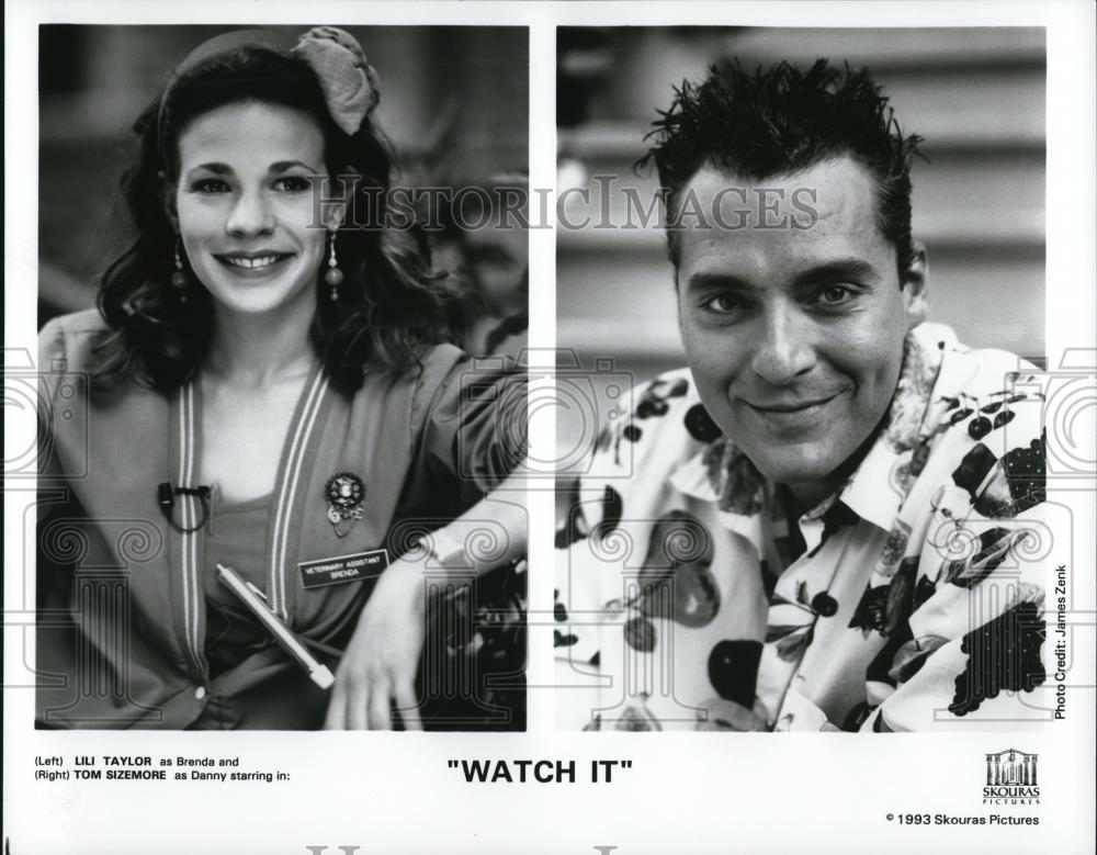 1993 Press Photo Lili Taylor &amp; Tom Sizemore in Watch It - cvp50674 - Historic Images