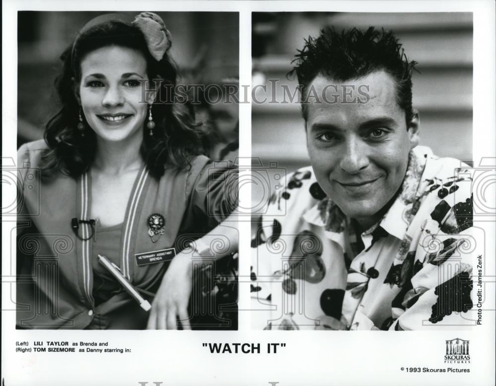 1993 Press Photo Lili Taylor & Tom Sizemore in Watch It - cvp50674 - Historic Images