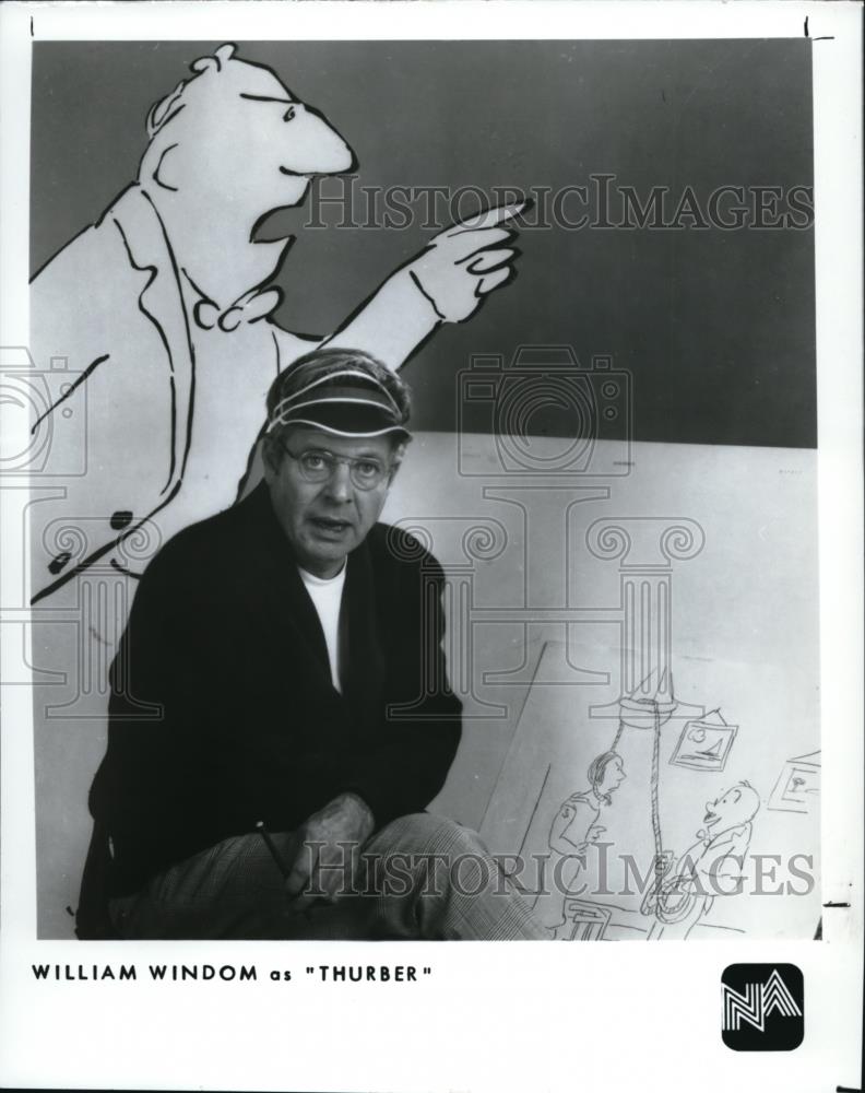 1990 Press Photo William Windom as Thurber - cva51671 - Historic Images
