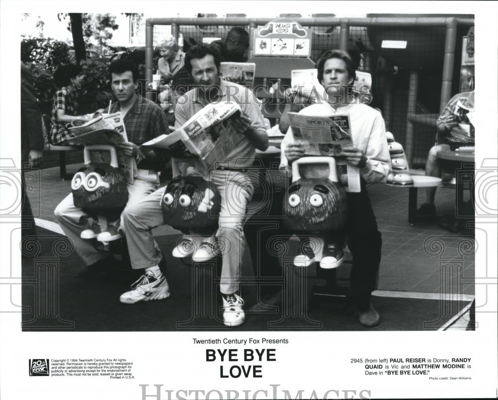 1994 Press Photo Movie Bye Bye Love - cvp57348 - Historic Images