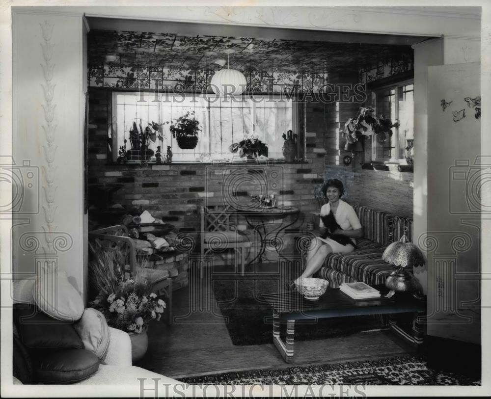 1972 Press Photo Interior Designer Rhoza Simmons - Historic Images