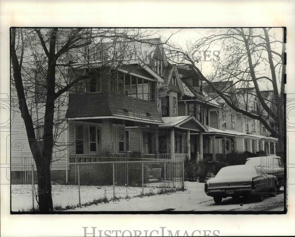 1981 Press Photo Mrs. Adam&#39;s house at Cleveland Avenue - Historic Images