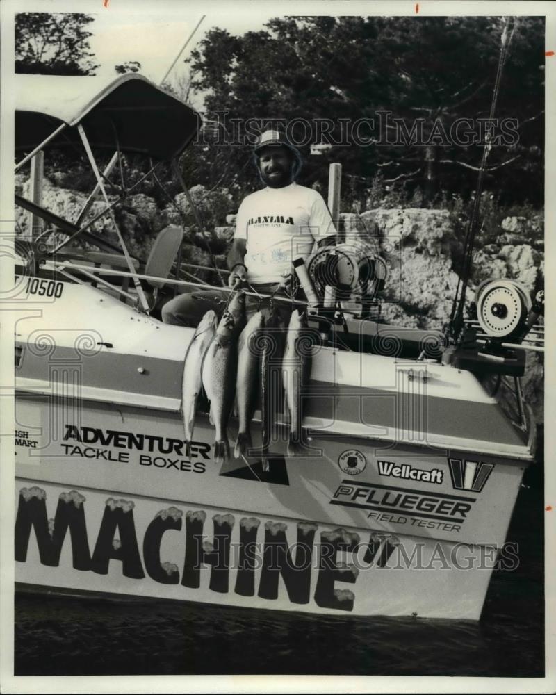 1981 Press Photo Walleye fish - Historic Images