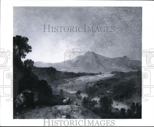 1991 Press Photo The Valley of Mawddach with Cader Idris by Richard Wilson - Historic Images
