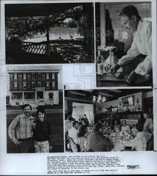 1987 Press Photo Bed & Breakfast Inns - Historic Images