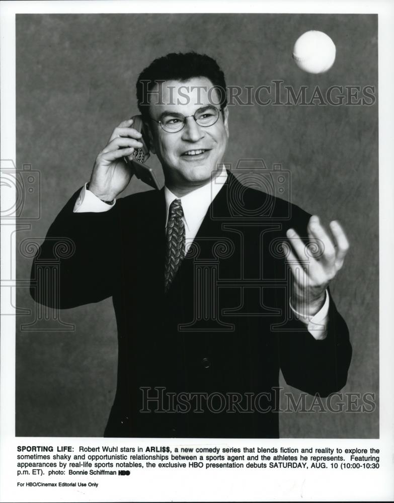 1997 Press Photo Robert Wuhl stars in Arli$$ TV show - cvp54740 - Historic Images