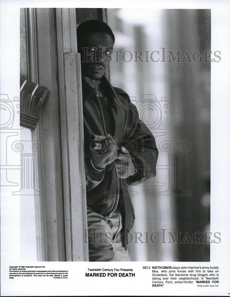 1991 Press Photo Keith David stars as Max in Marked for Death - cvp68306 - Historic Images