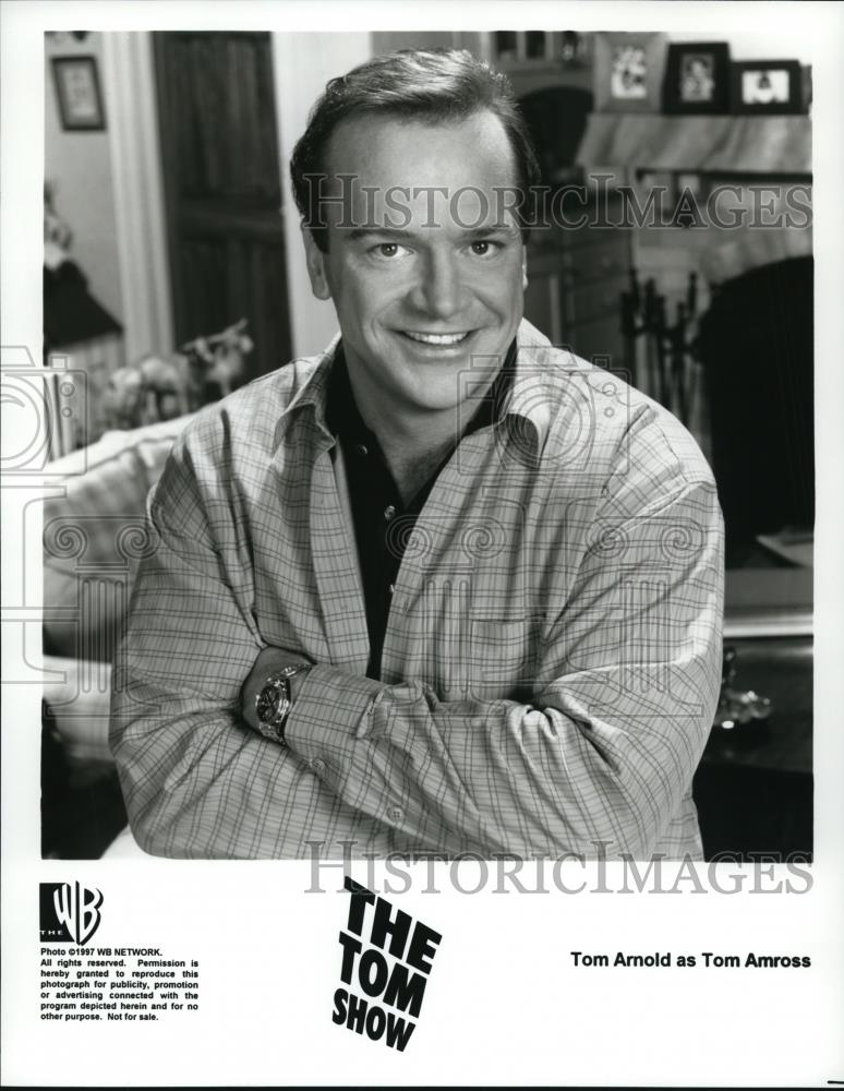 1997 Press Photo Tom Arnold as Tom Amross in The Tom Show - cvp50806 - Historic Images