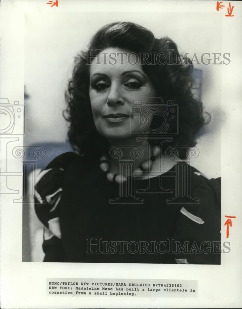 1981 Press Photo Madeline Mono Cosmetics - cvp46688 - Historic Images