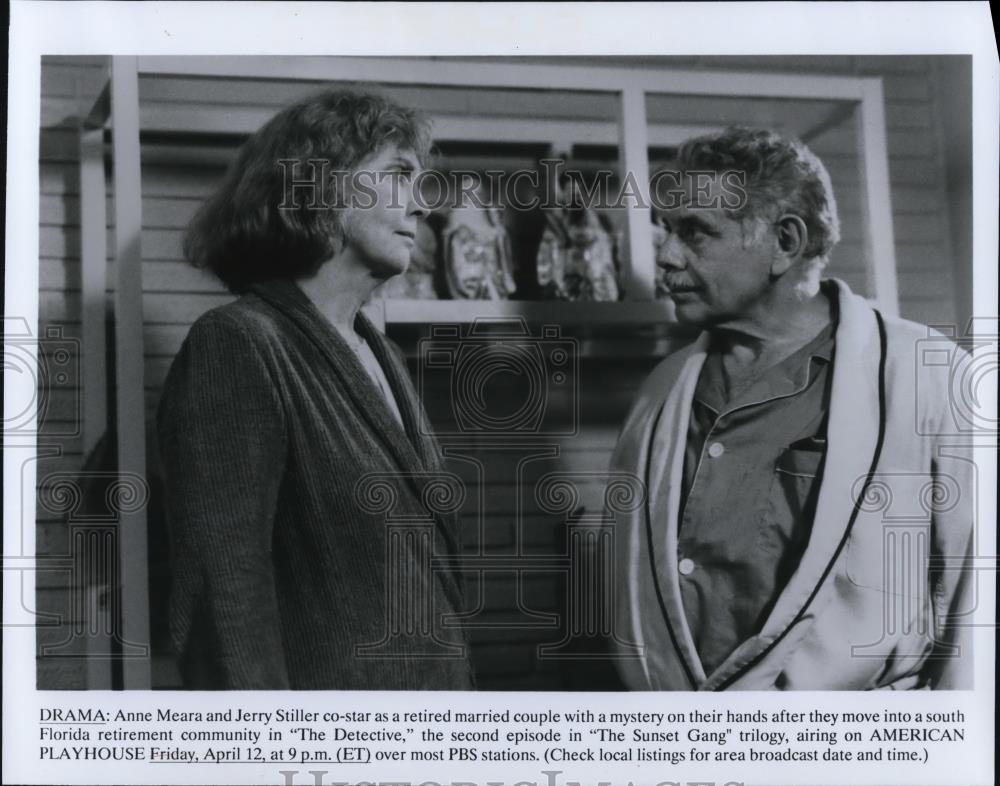 Press Photo Anne Meara Jerry Stiller In The Detective - cvp54374 - Historic Images