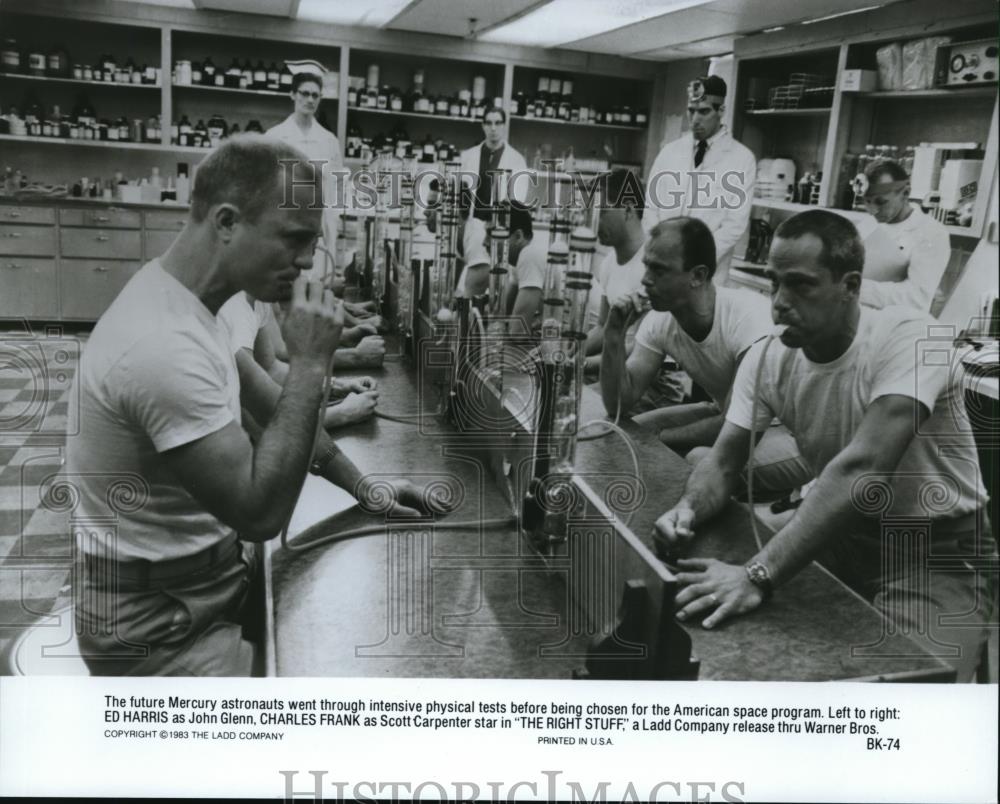 1983 Press Photo Ed Harris and Charles Frank star in The Right Stuff - cvp41959 - Historic Images