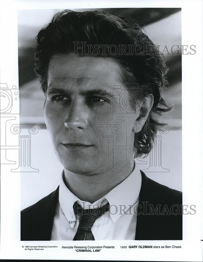 1990 Press Photo Gary Oldman stars as Ben Chase in Criminal Law - cvp68526 - Historic Images