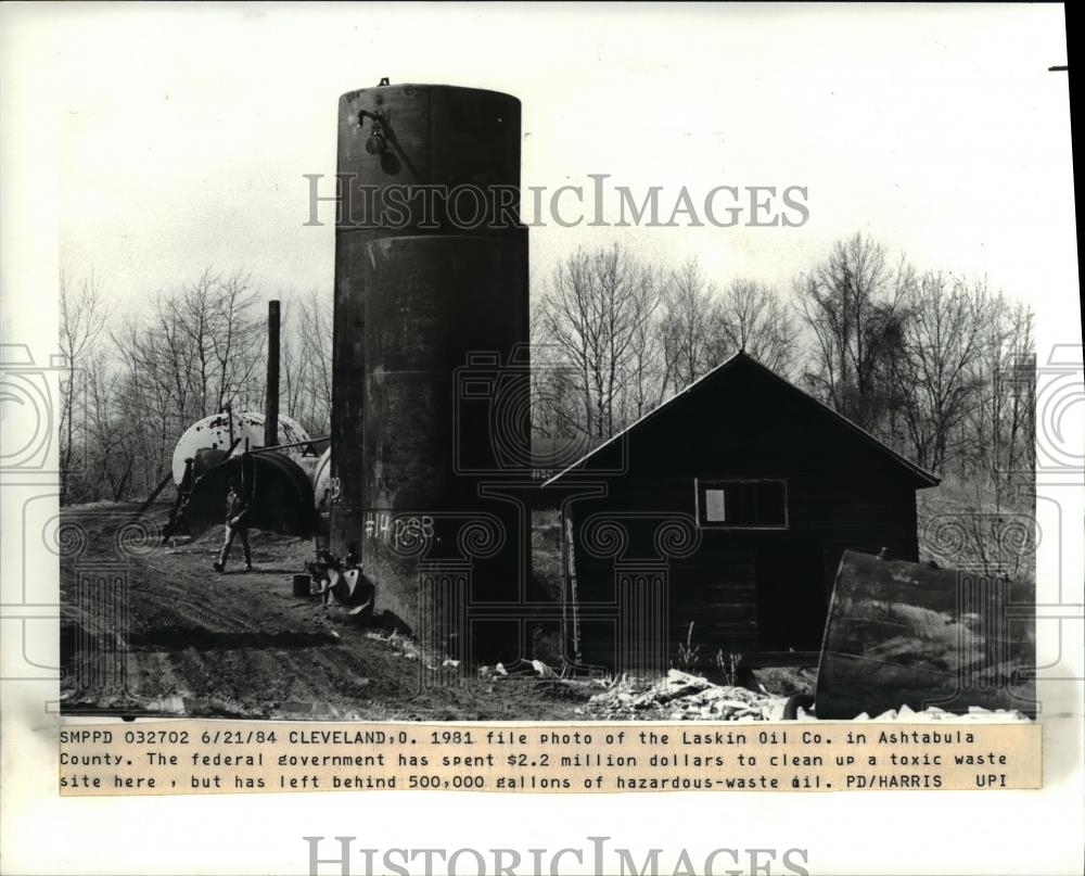 1981 Press Photo Laskin Oil Co - cva67800 - Historic Images