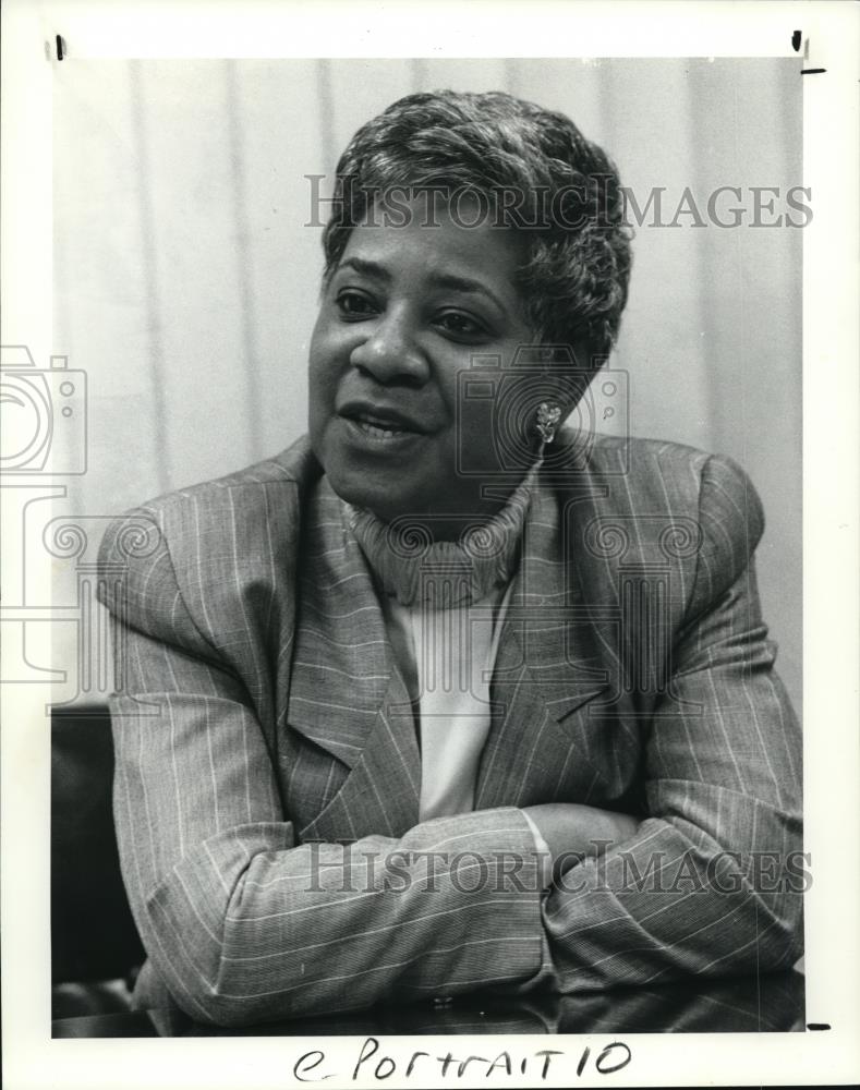 1990 Press Photo Lilian Hortense Wilborn - Historic Images