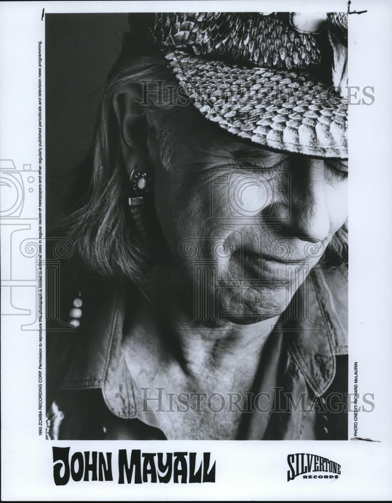 1994 Press Photo John Mayall Blues Singer and Musician - cvp49494 - Historic Images