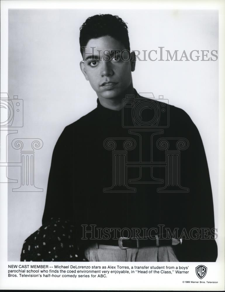 1989 Press Photo Michael DeLorenzo in Head Of The Class - cvp57790 - Historic Images