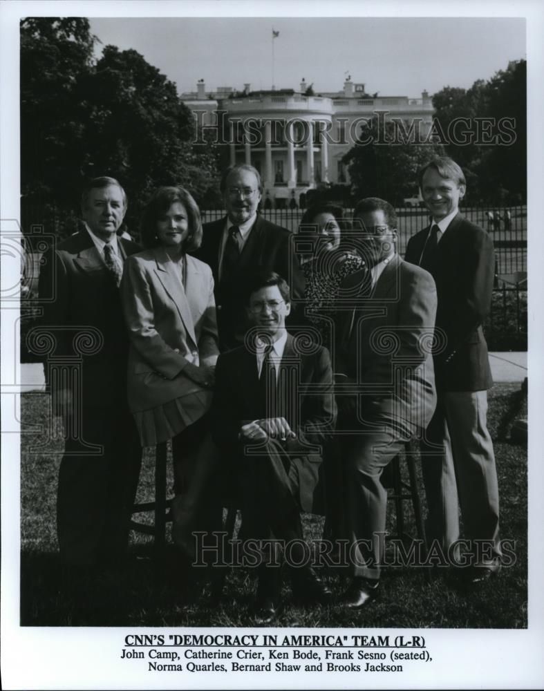 Undated Press Photo CNN&#39;S Democracy In America Team John Camp - cvp43637 - Historic Images