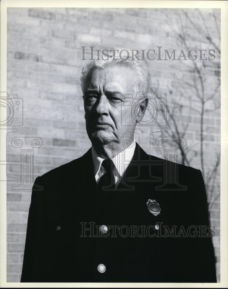 1978 Press Photo Joseph P.Walsh Retired Fire Figthter of Fairview Park - Historic Images