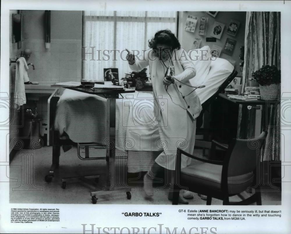 1984 Press Photo Anne Bancroft stars as Estelle in Garbo Talks - cvp46093 - Historic Images
