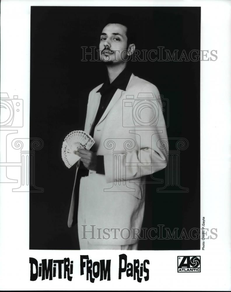 Press Photo Music producer and DJ Dimitri From Paris - cvp69791 - Historic Images