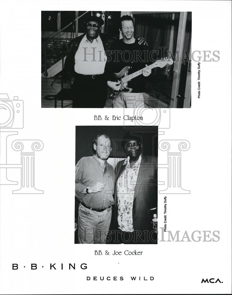 Press Photo BB KIng Joe Cocker Eric Clapton Music Artists - cvp69074 - Historic Images