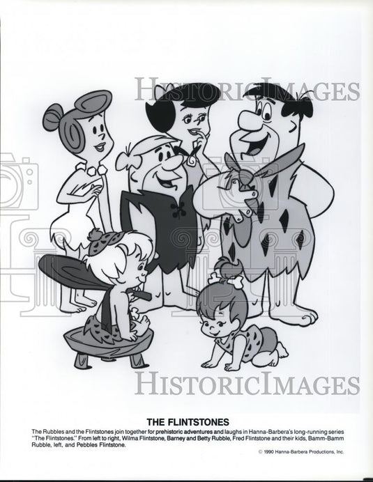 1990 Press Photo The Flintstones - cvp44056 - Historic Images