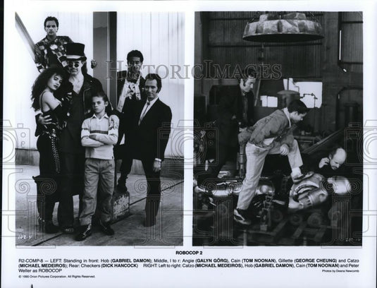 1991 Press Photo Gabrriel Damon Galyn Gorg Tom Noonan George Cheung MIchael Mede - Historic Images