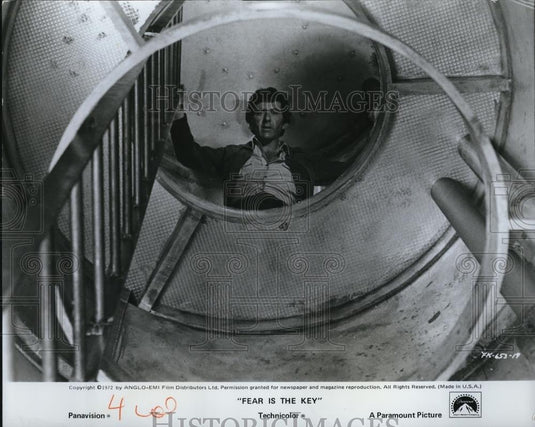 1973 Press Photo Barry Newman in Fear is Key - cvp41754 - Historic Images