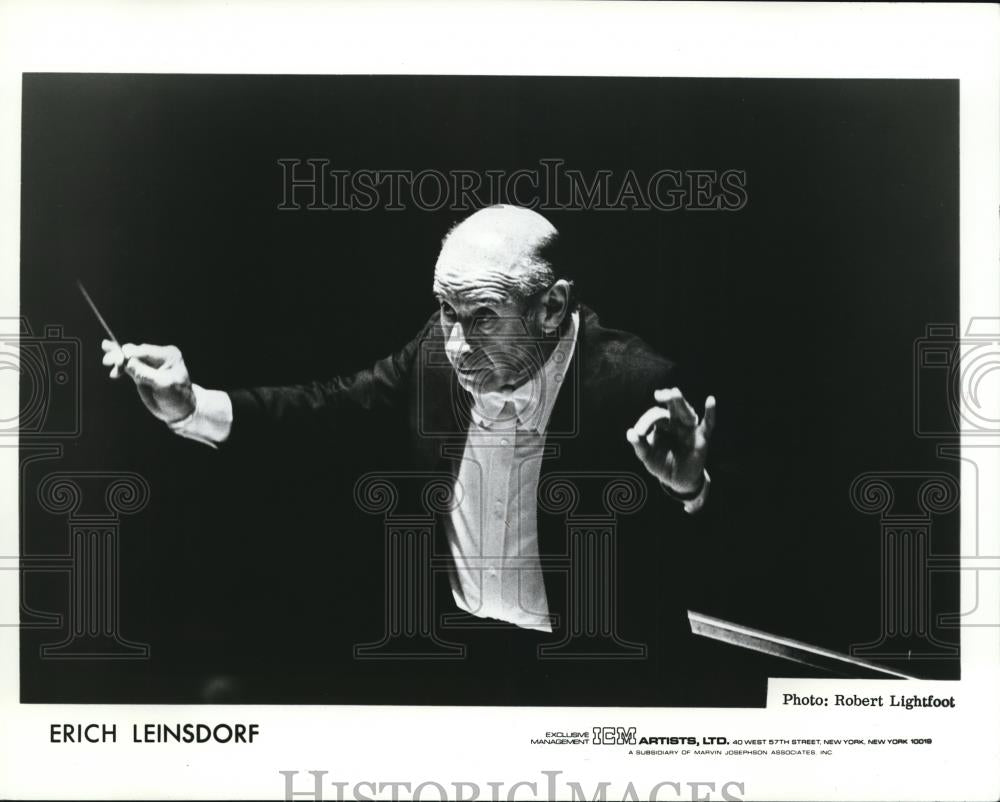 Undated Press Photo Erich Leinsdorf Conductor - cvp52981 - Historic Images