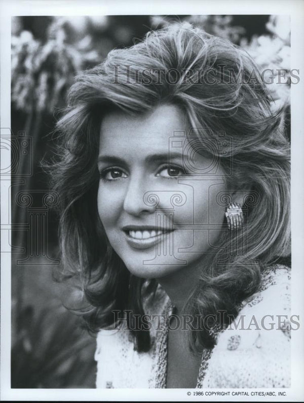 1986 Press Photo Karen Cellini in Dynasty - cvp48578 - Historic Images