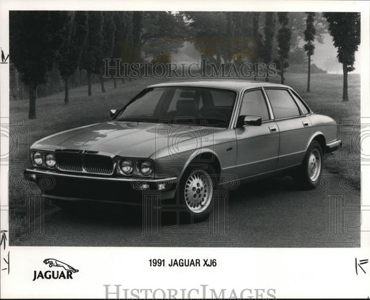 1991 Press Photo 1991 Jaguar XJ6 Auto Model - Historic Images