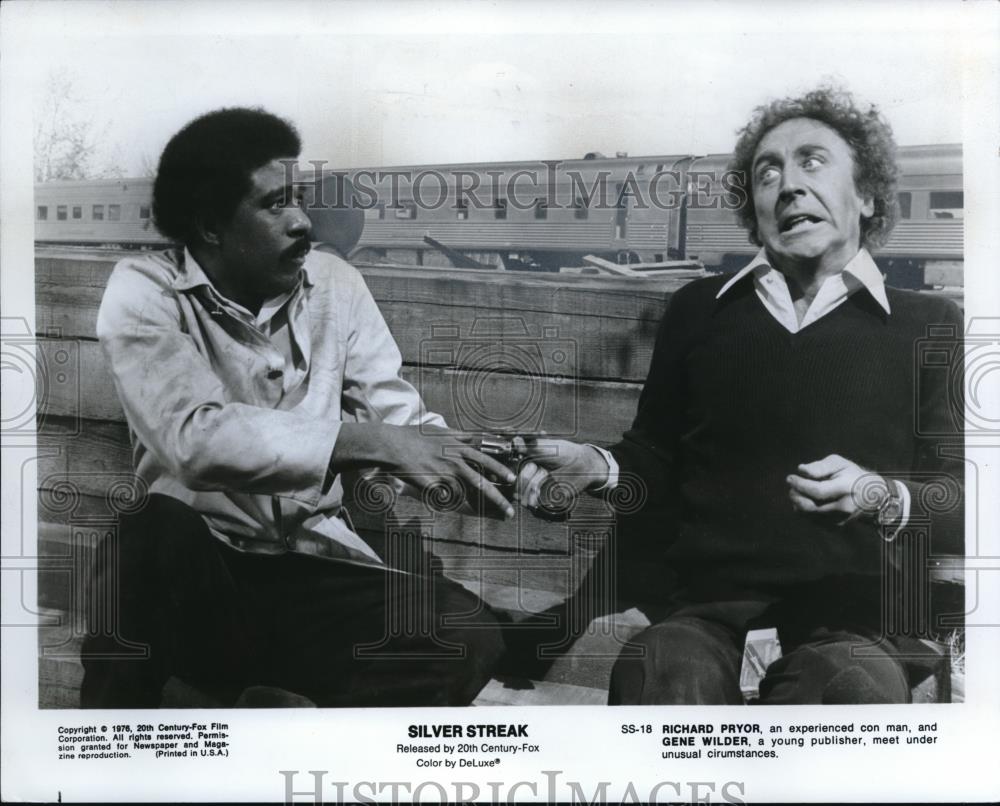 1981 Press Photo Richard Pryor and Gene Wilder star in Silver Streak - cvp42828 - Historic Images