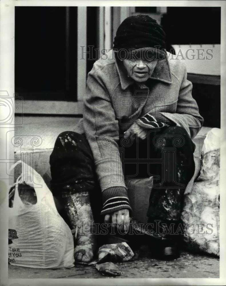 1987 Press Photo Homeless - cva62815 - Historic Images