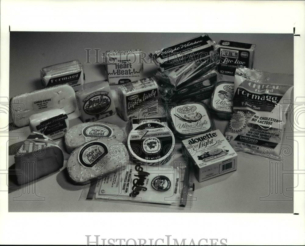 1991 Press Photo The assorted cheese - Historic Images