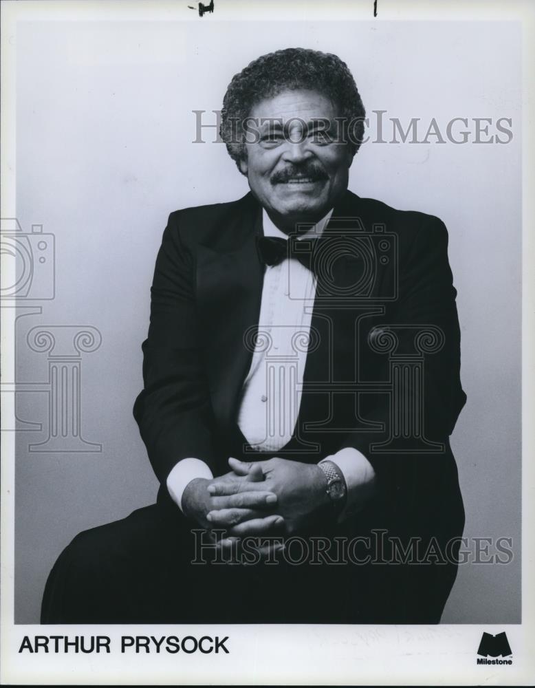 1986 Press Photo Arthur Prysock American Baritone Jazz Singer - cvp48361 - Historic Images