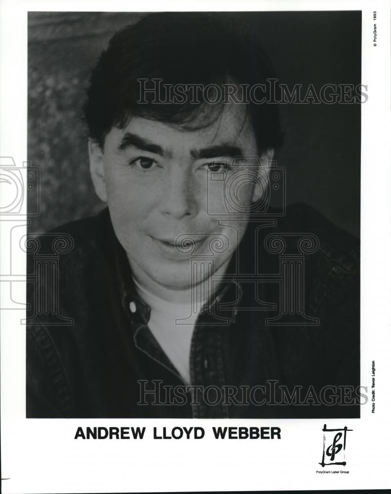 1993 Press Photo Andrew Lloyd Webber British Composer Songwriter Director - Historic Images