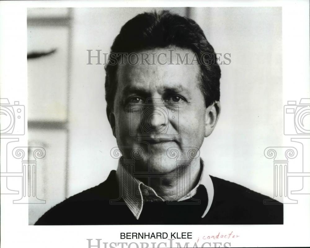 Press Photo Bernhard Klee Conductor - cvp74962 - Historic Images