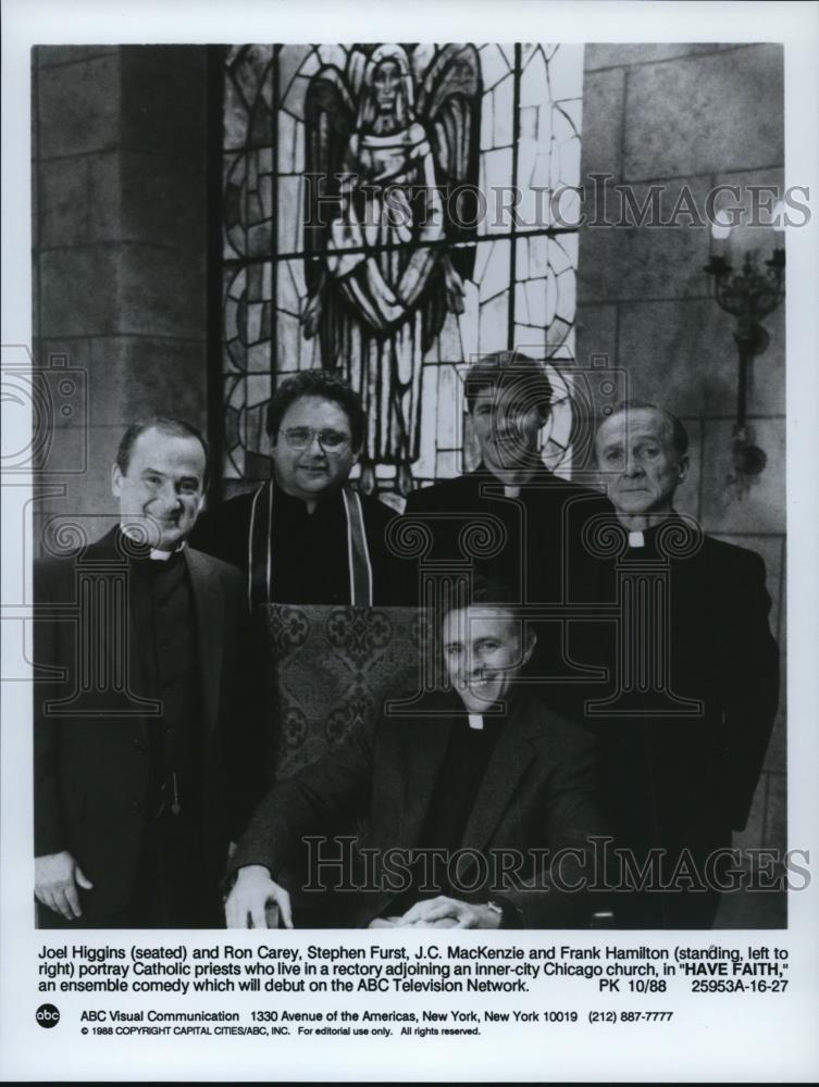 1988 Press Photo JC MacKenzie &amp; Frank Hamilton in Have Faith - cvp57807 - Historic Images
