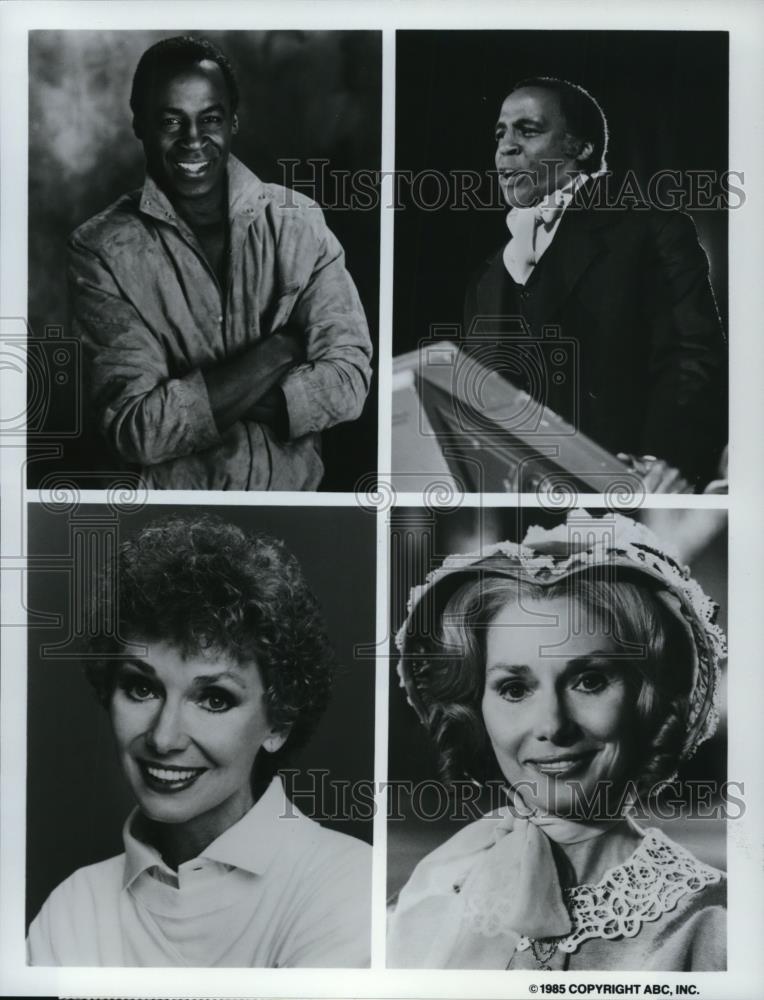 1985 Press Photo Robert Guillaume and Inga Swenson in North and South - Historic Images