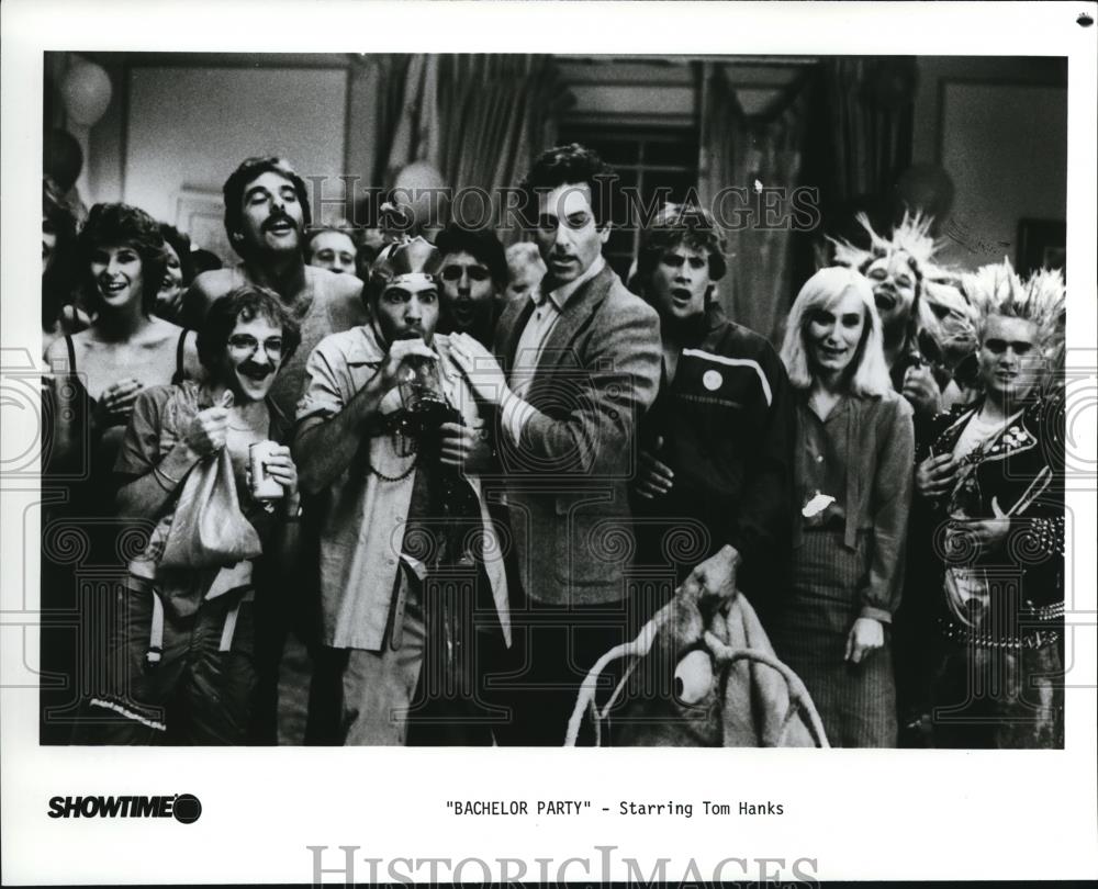 1985 Press Photo Tom Hanks in Bachelor Party - cvp56841 - Historic Images