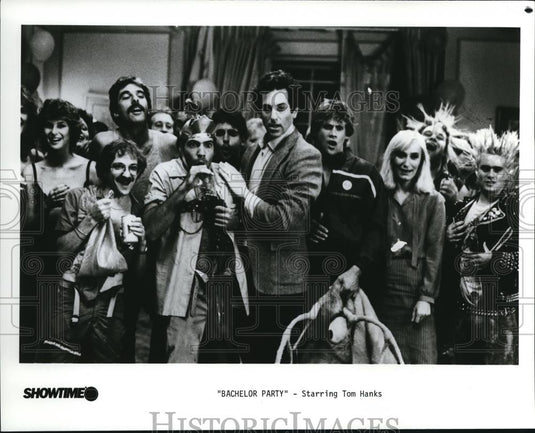 1985 Press Photo Tom Hanks in Bachelor Party - cvp56841 - Historic Images