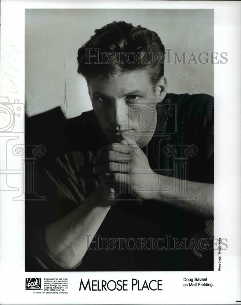 1992 Press Photo Dough Savant in &quot;Melrose Place&quot; - cvp45920 - Historic Images