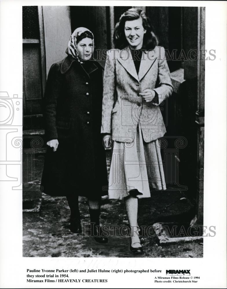 1994 Press Photo Pauline Yvonne Parker, Juliet Hulme in Heavenly Creatures - Historic Images